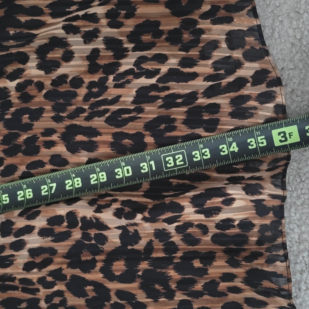 NWOT Milly Elma Burnout Leopard Mini Dress Size 4 - Picture 9 of 11
